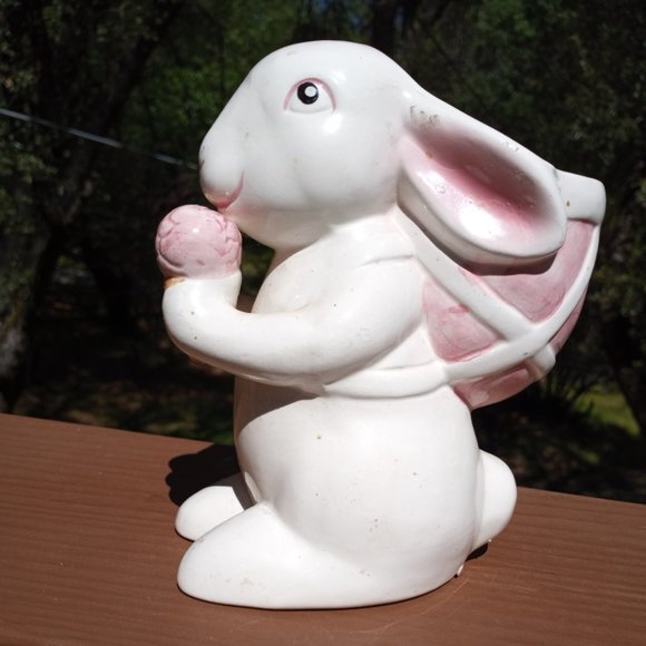 Vintage Bunny Planter